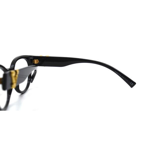 NEW VERSACE VE3282 GB1 BLACK WOMEN AUTHENTIC EYEGLASSES FRAME - Picture 9 of 13